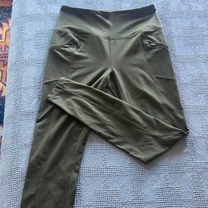 Olive Green Eddie Bauer Leggins Size Small